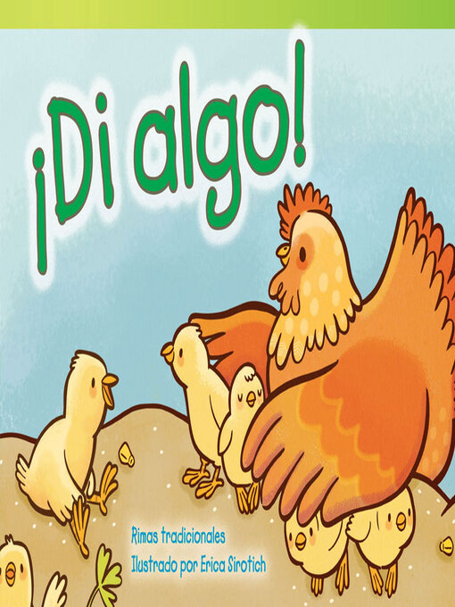 Title details for ¡Di algo! by Erica Sirotich - Available